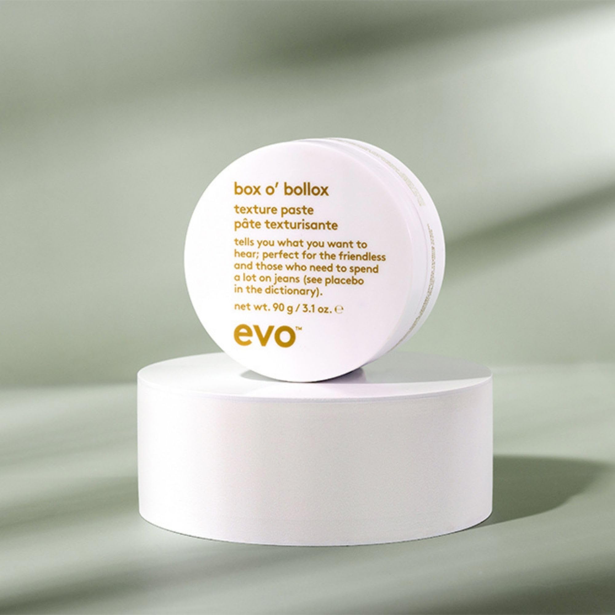 Acabado natural mate para un estilo sin brillo con EVO Box O' Bollox.