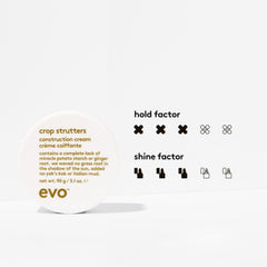 EVO Crop Strutters acabado con brillo medio para un aspecto natural.