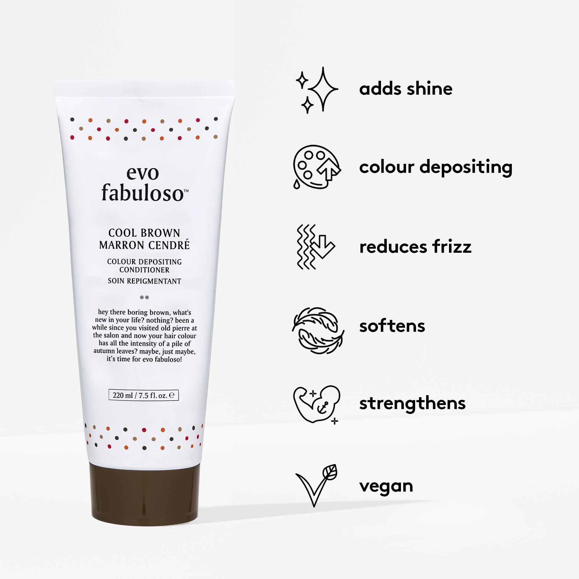 EVO Fabuloso dépôt couleur – 3 minutes pour rafraîchir la teinte.