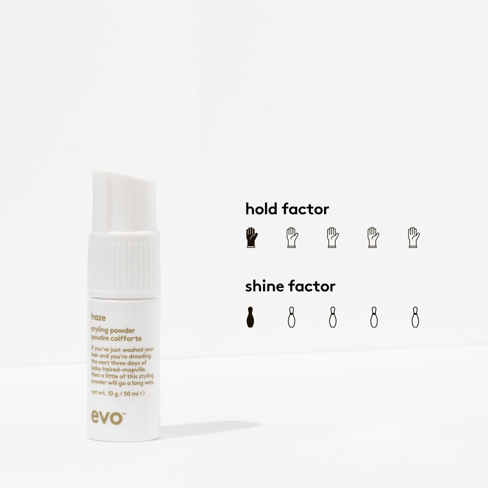 EVO Haze: cabello fino con acabado mate y tacto ligero.