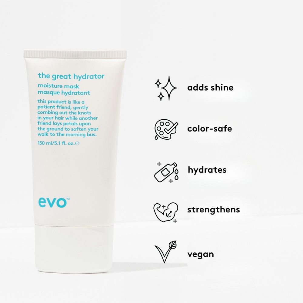 EVO Le Grand Hydrateur – pot du masque révélant une consistance riche et nourrissante.