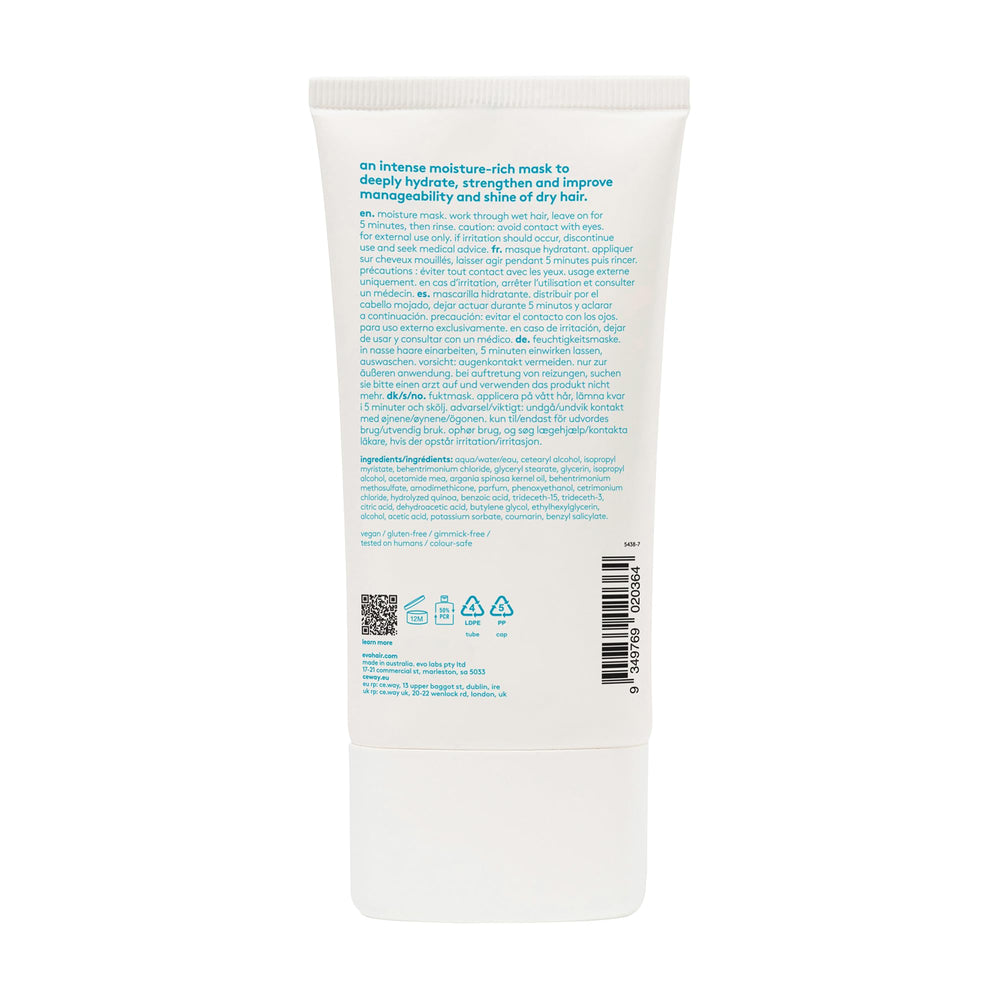 EVO Le Grand Hydrateur – texture émulsifiée prête à appliquer après lavage.