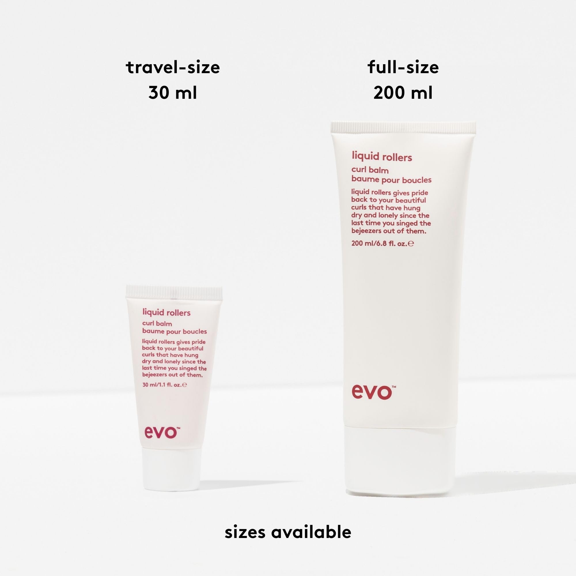Definición de rizos sin encrespamiento con EVO Liquid Rollers Curl Balm