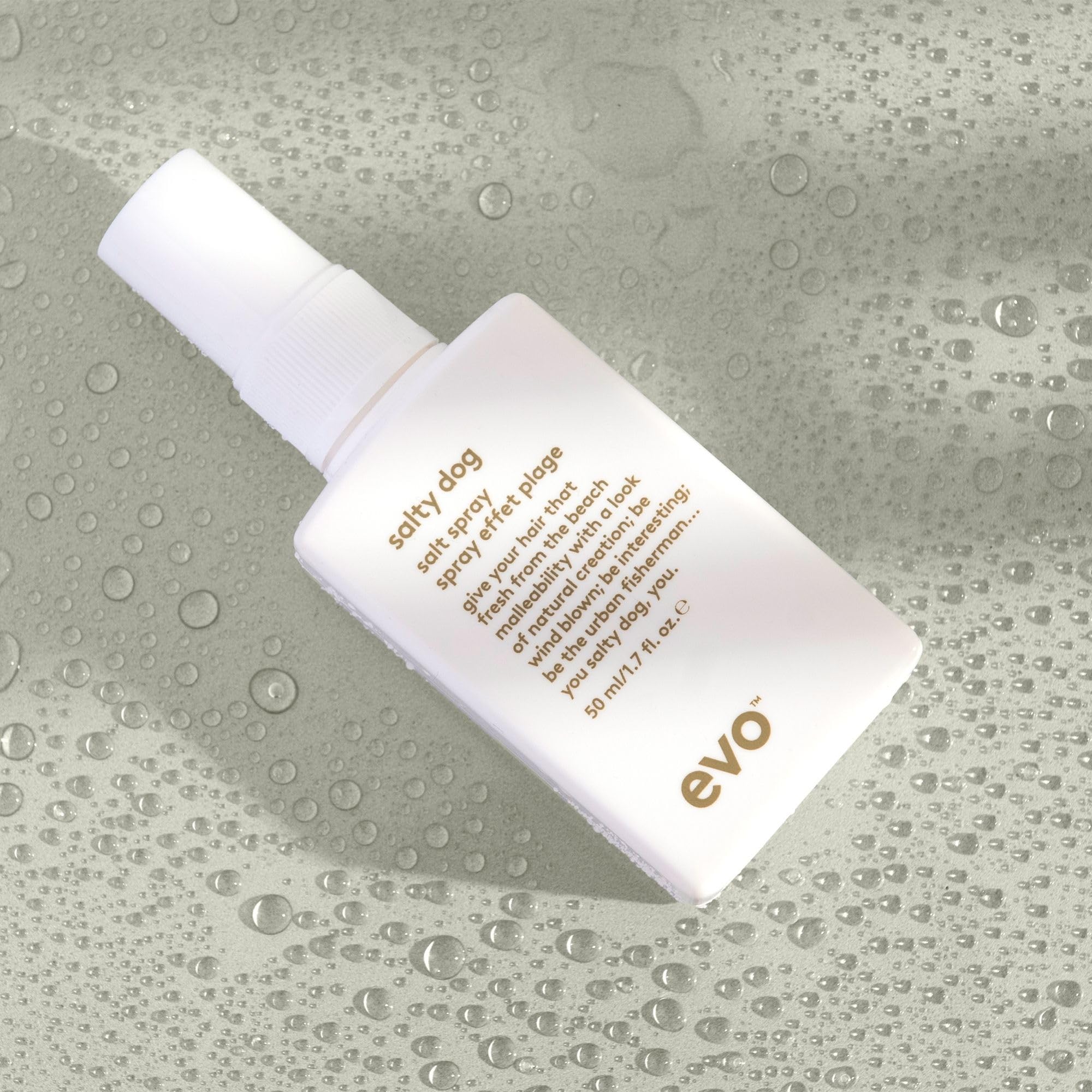 EVO Salty Dog formato viaje de 50 ml para llevar.