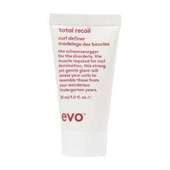 EVO Total Recoil Curl Definer, envase de viaje, definición duradera para rizos.