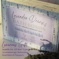 Bombas de baño EvolutionUSA Sueños de Lavanda para relajación diaria