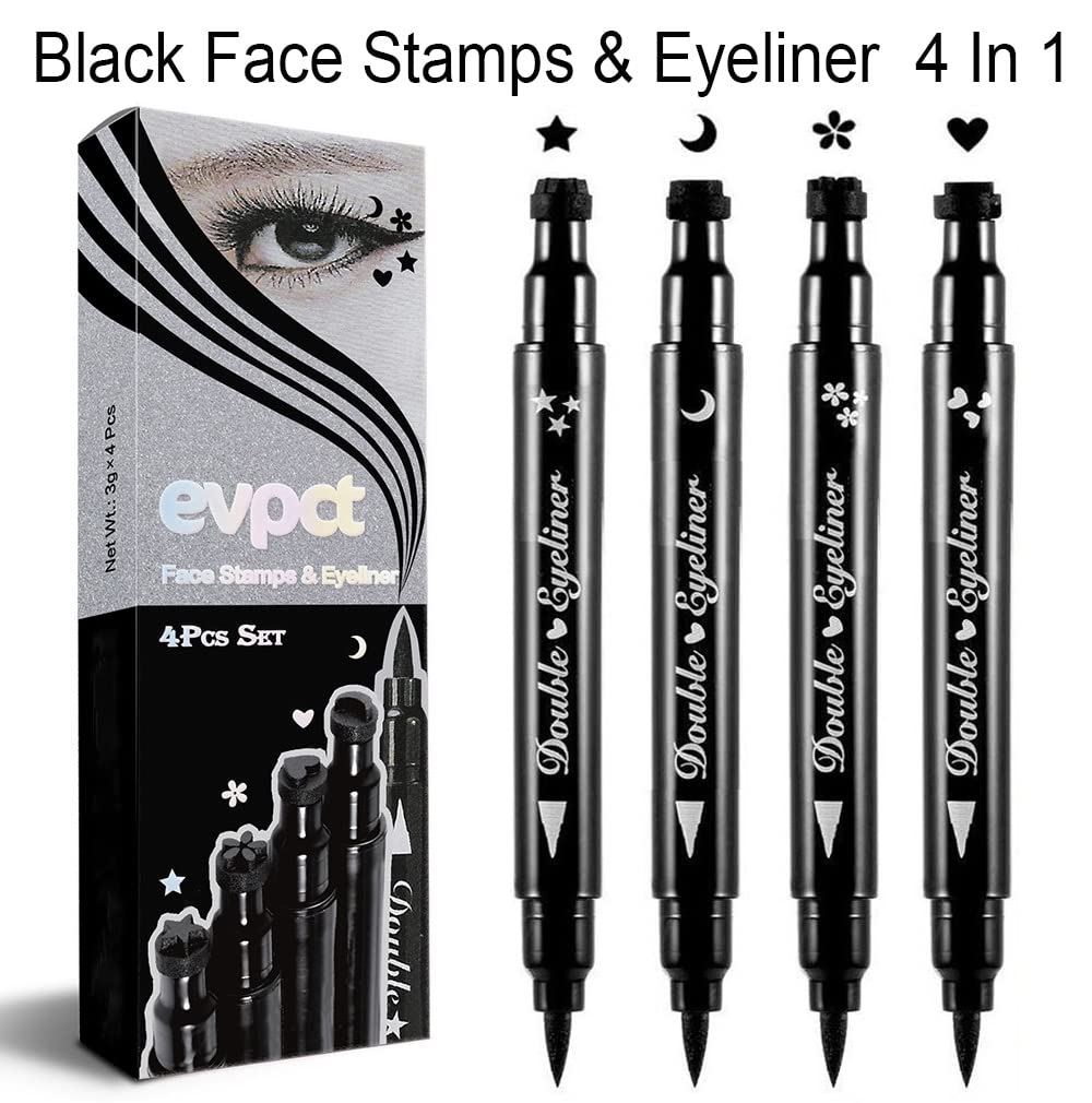 evpct 4en1 delineador con estampas de corazones para adornos suaves