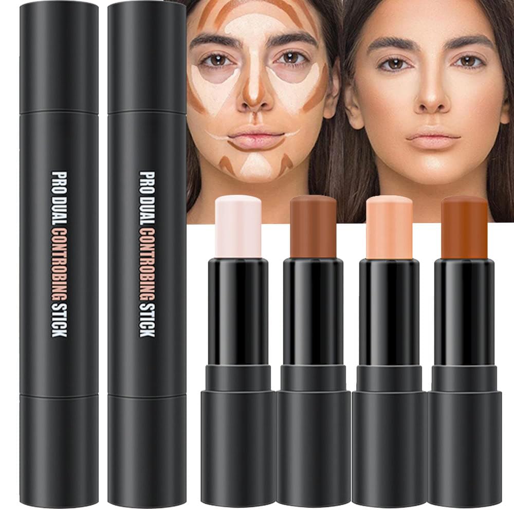 evpct-stick-contour-4-couleurs: rendu sculpté naturel sur les pommettes.