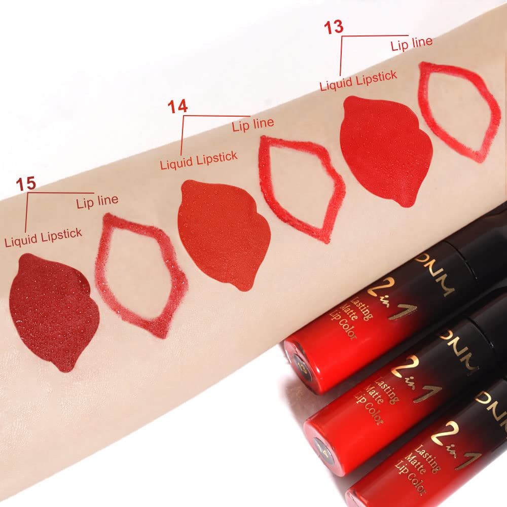 evpct Dark Burgundy lip liner with matte finish for defined lips