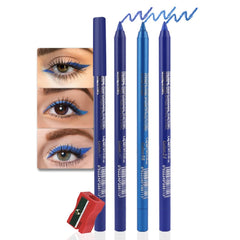 evpct delineador gel azul royal con brillo para delinear ojos