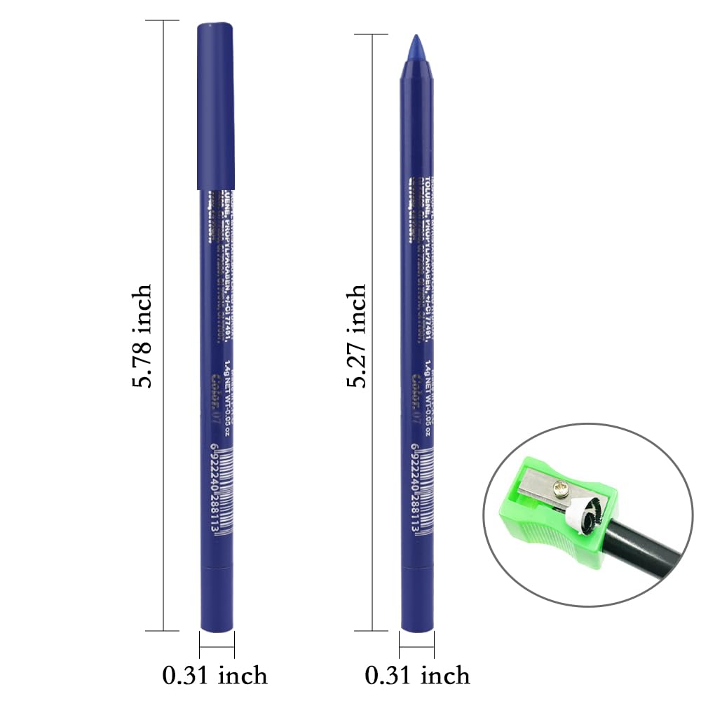 evpct regalo ideal: delineador gel azul elegante para fiestas o bodas