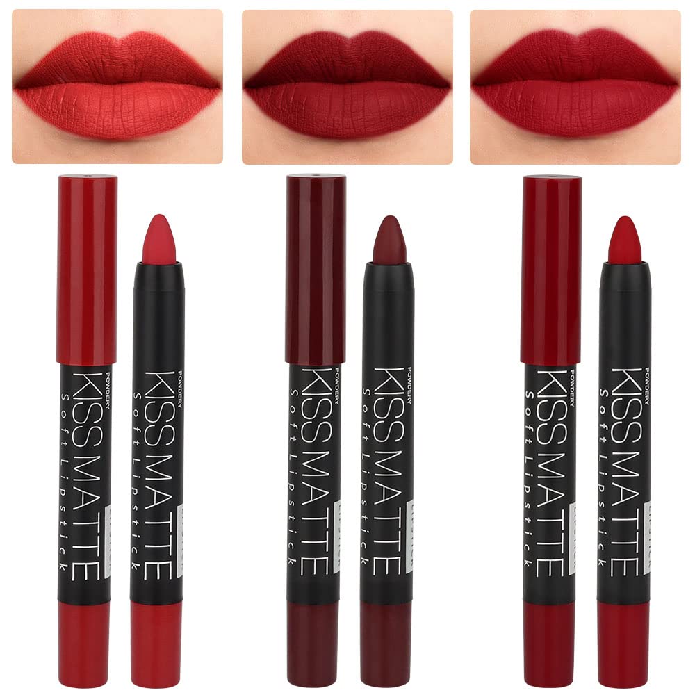evpct delineador labial rojo oscuro, definición intensa y versátil.