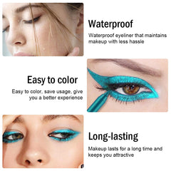 Delineador evpct teal para línea de agua suave y cómodo.