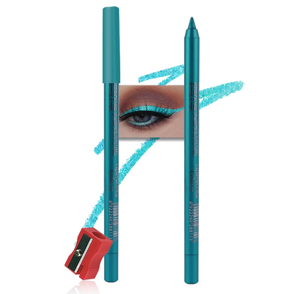 Delineador evpct teal para ojos con textura cremosa para trazos precisos.