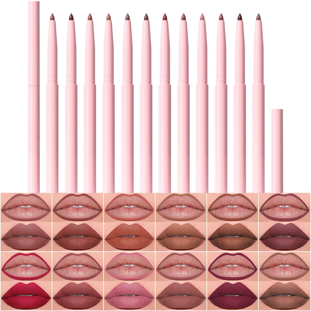 Delineadores evpct 12 colores para definición duradera en looks diarios.