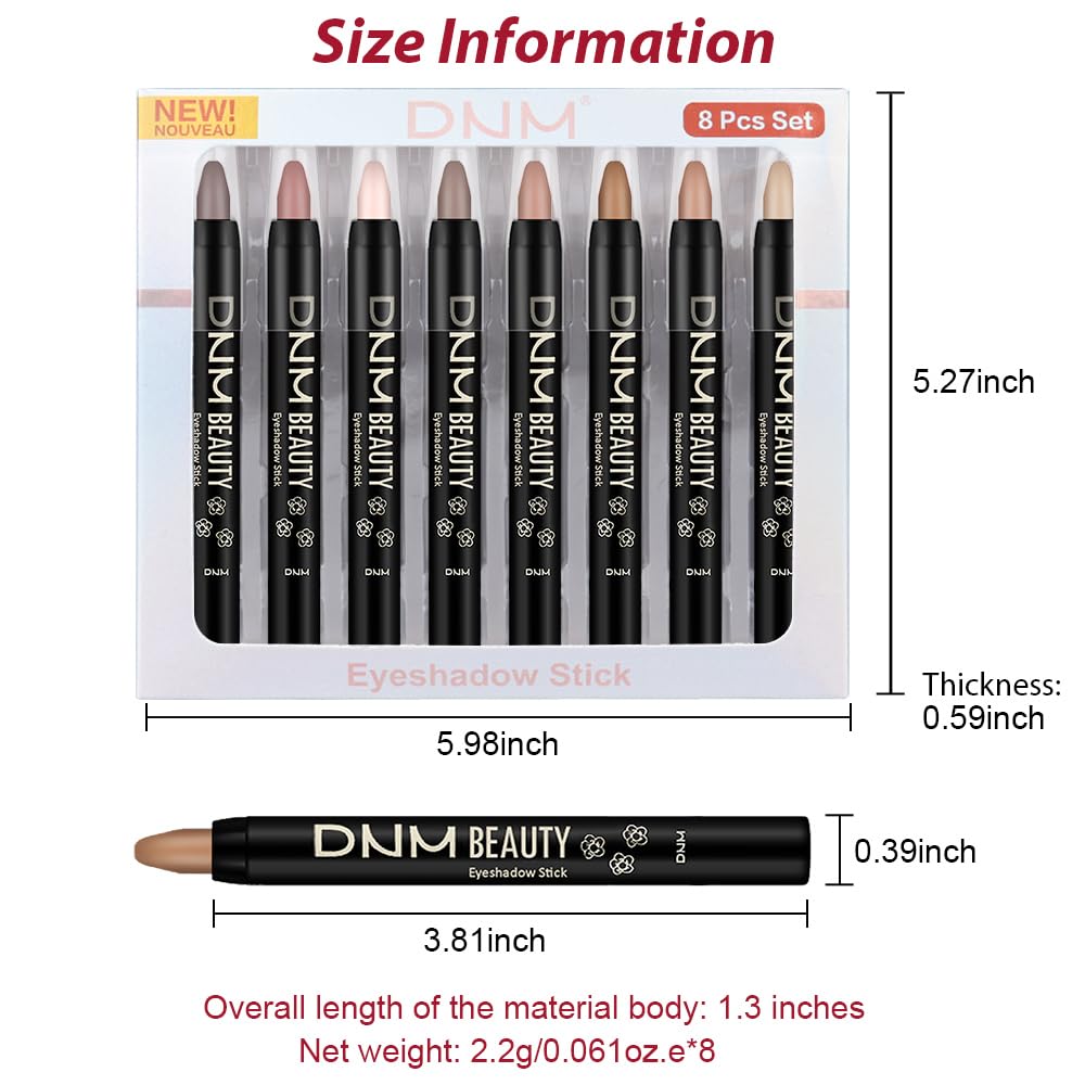 evpct estuche portátil sombras crema ojos, ideal para retoques