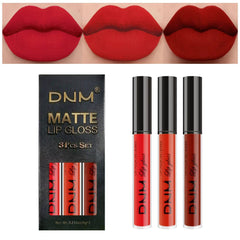 evpct estuche trio labiales mate rojo, ideal para diario o regalo.