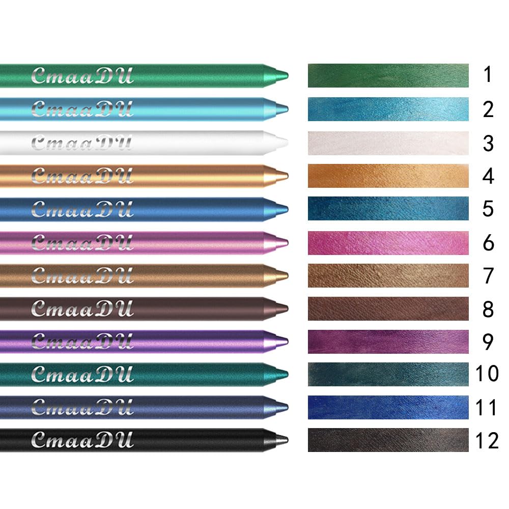 evpct glitter and matte eyeliner collection offers versatile finishes for different occasions