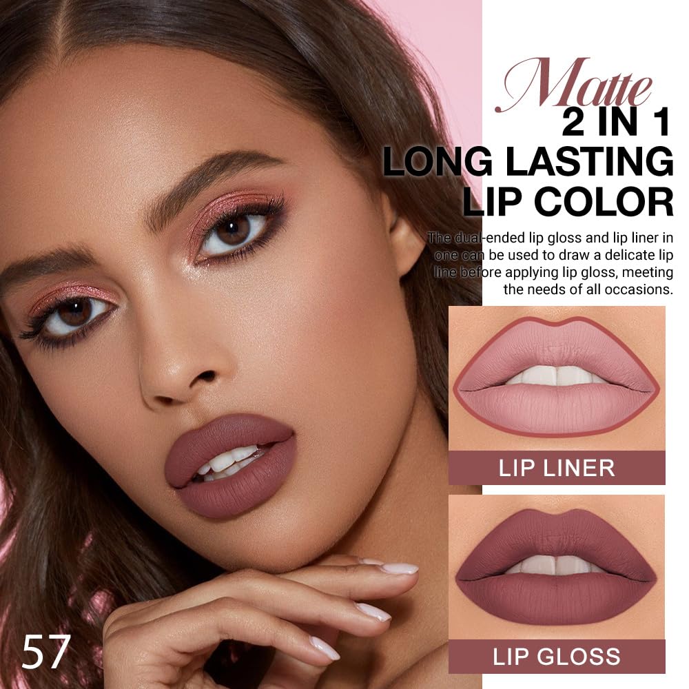 evpct labial líquido tintado rojo mate aporta color intenso y acabado duradero.