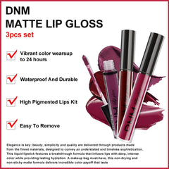 Evpct labial mate tono purpura mora, acabado mate suave.