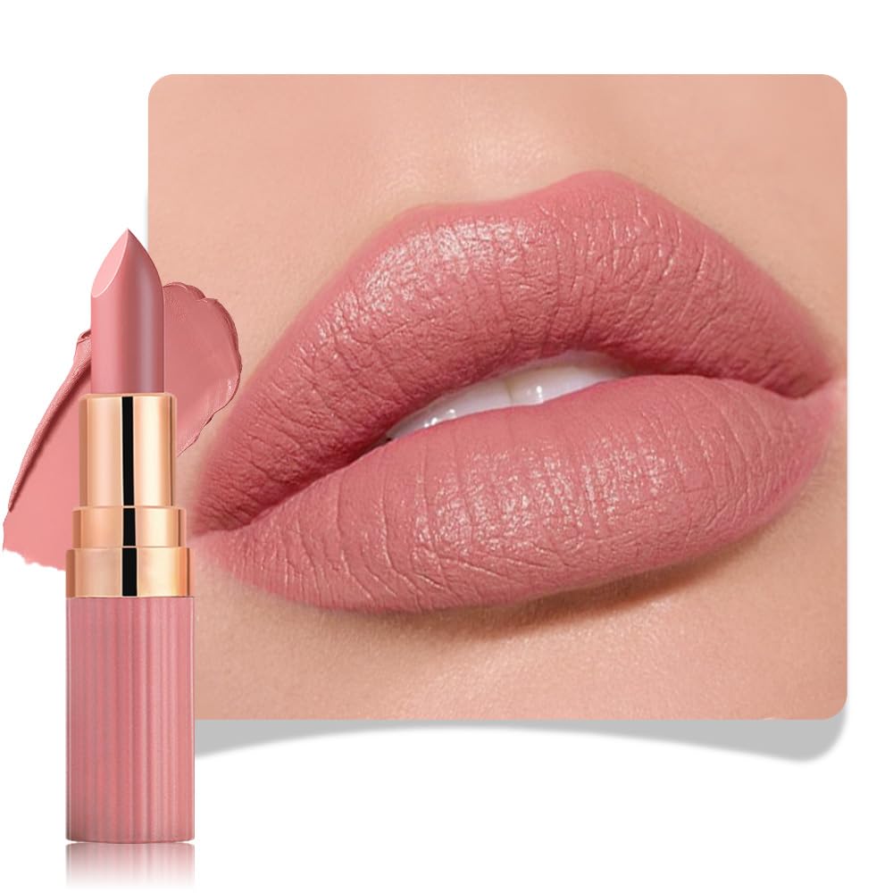 evpct lapiz labial mauve nude, textura velvet, acabado suave para uso diario