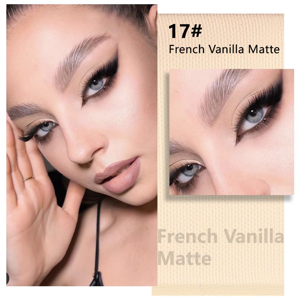 evpct Matte Nude Mini Paleta, muestras de tonos nude para looks versátiles