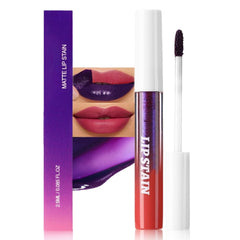evpct Mauve Red Desprendible Labios: tinte duradero con acabado mate para diario.