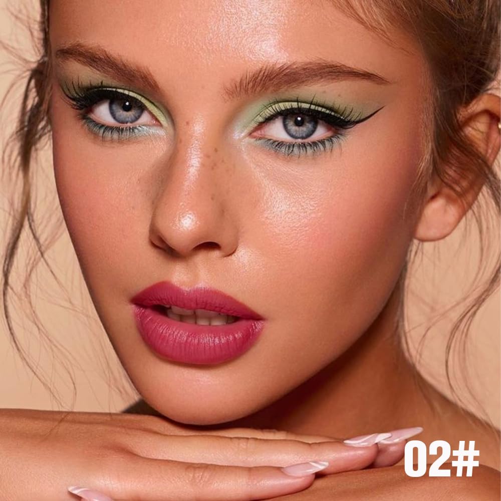 evpct Mauve Red Desprendible Labios: aplicación fácil para color intenso en labios.