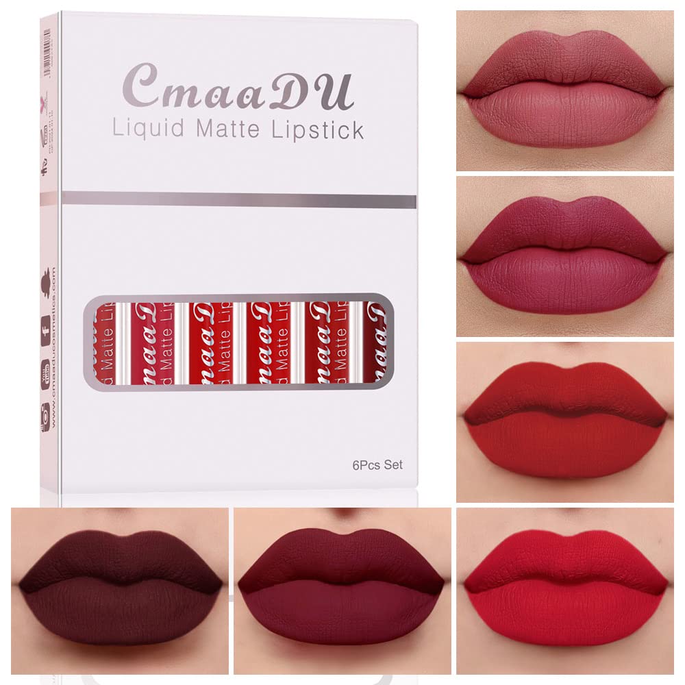evpct paleta de tonos mate para labios en colores oscuros y elegantes