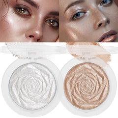 evpct paleta iluminador perla blanca champagne, realza rasgos con brillo sutil y multidimensional.