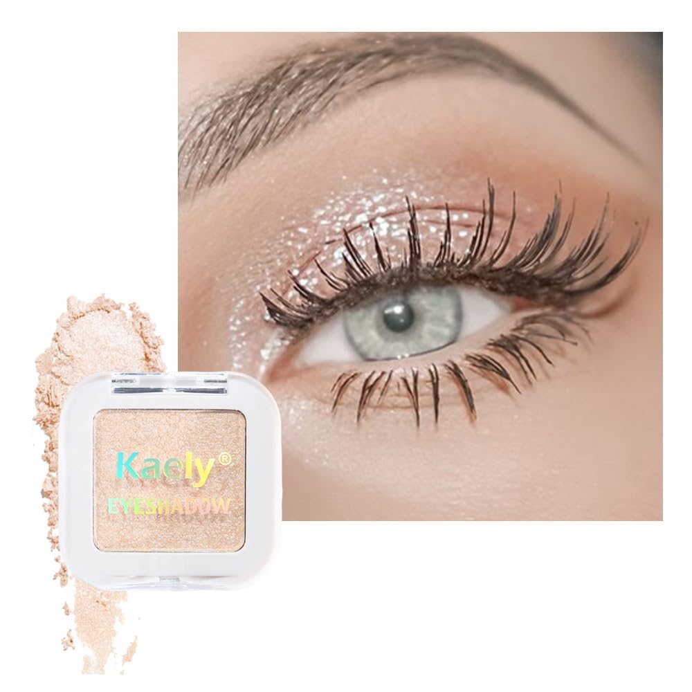 evpct Glitter Shimmer Paleta: sombras brillantes para looks vibrantes en ojos verdes o azules
