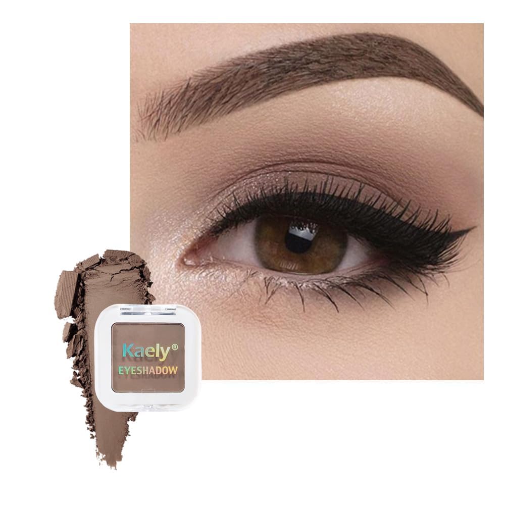 Evpct paleta sombras mate Café Nude, tono natural para looks sutiles.