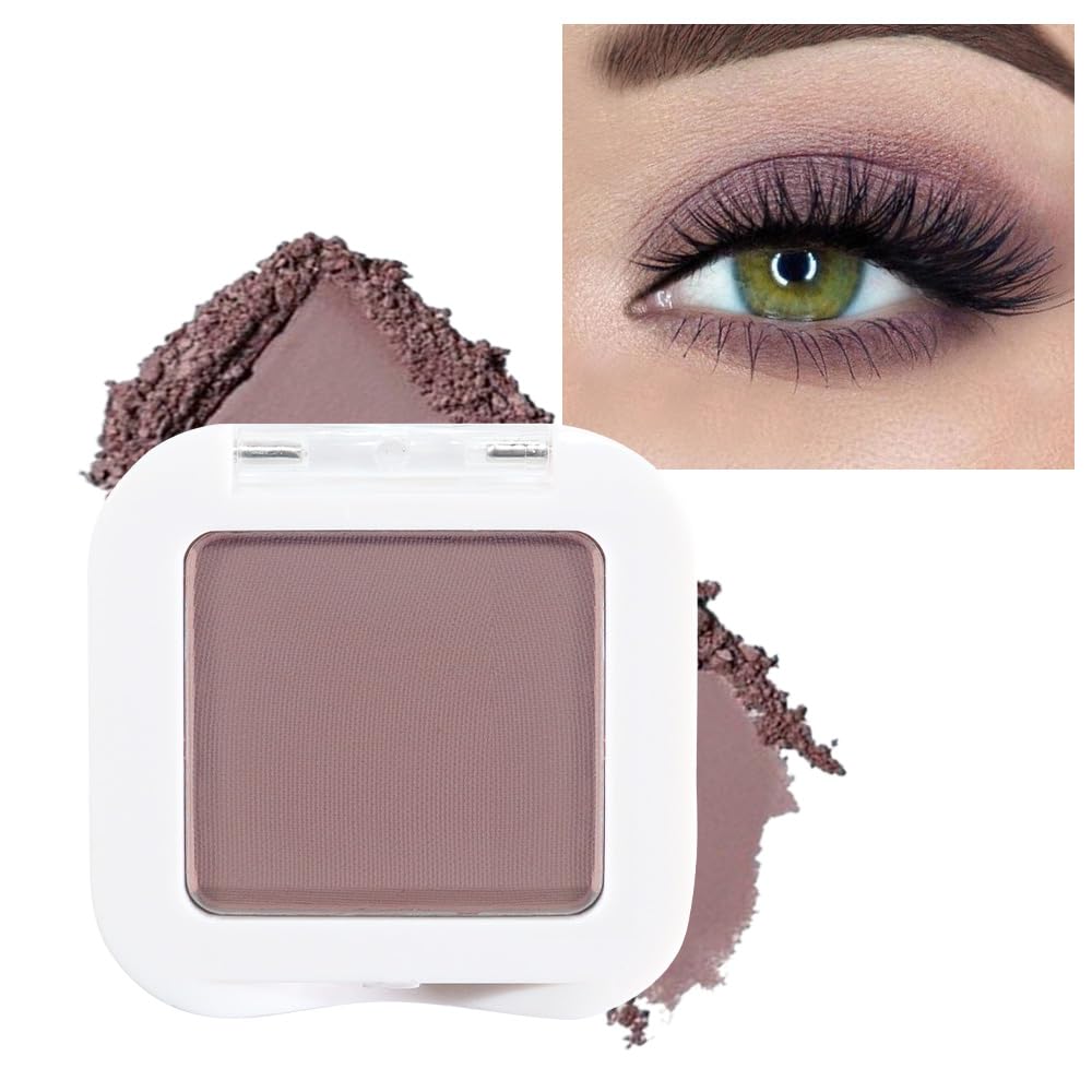 La paleta evpct ofrece sombras morado-taupe-ciruela para looks versátiles y duraderos.