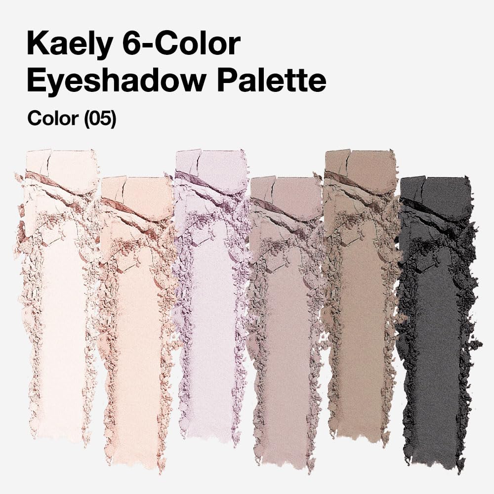 evpct paleta sombras neutras ahumadas con transición suave y pigmentos