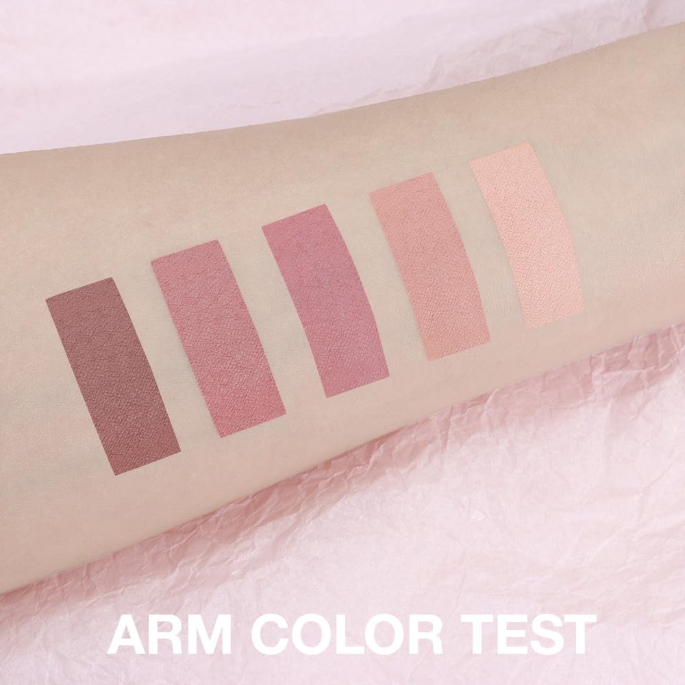 evpct paleta sombras ojos mate mauve para definicion elegante diaria.
