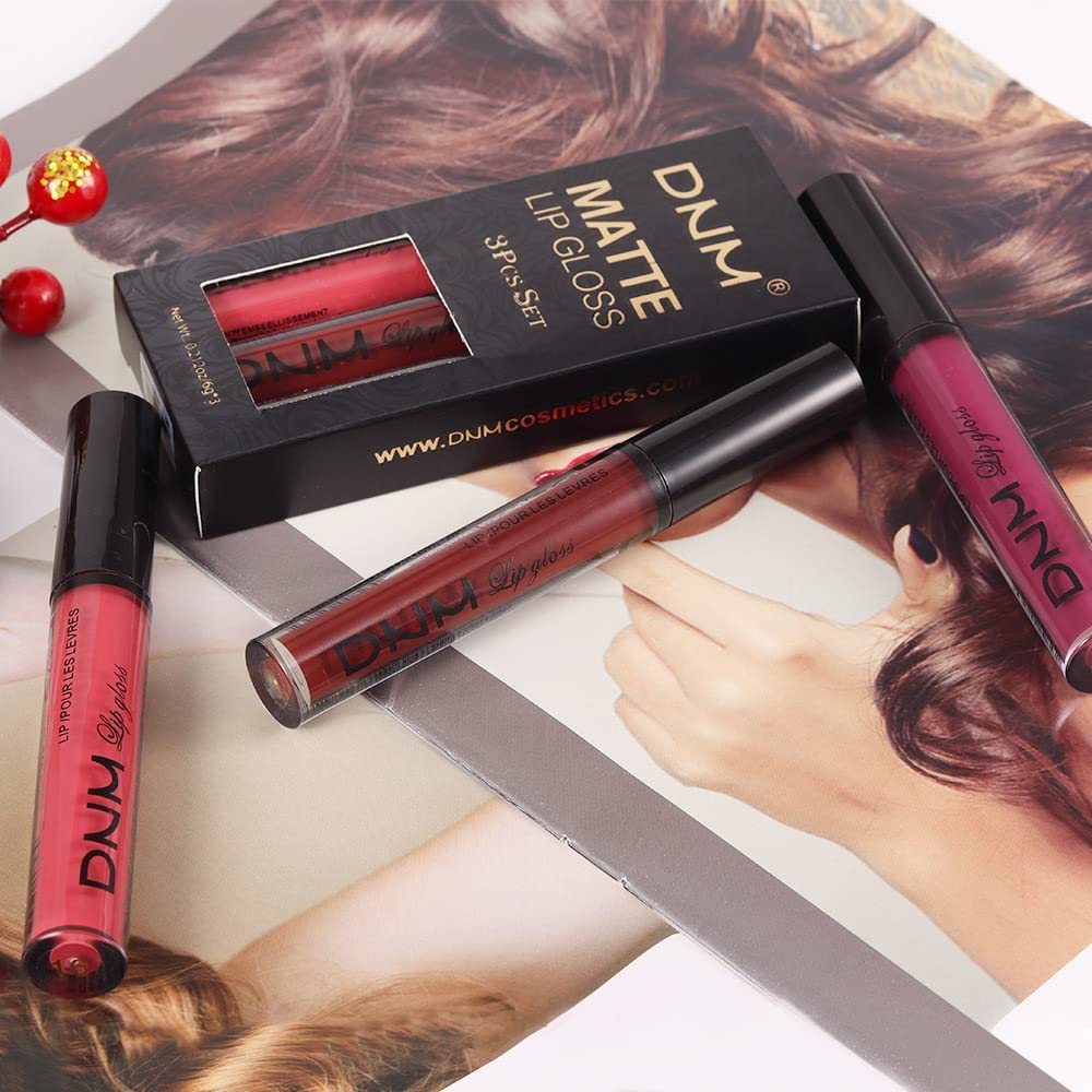 evpct presentación elegante en caja, conjunto de labial mate para looks variados