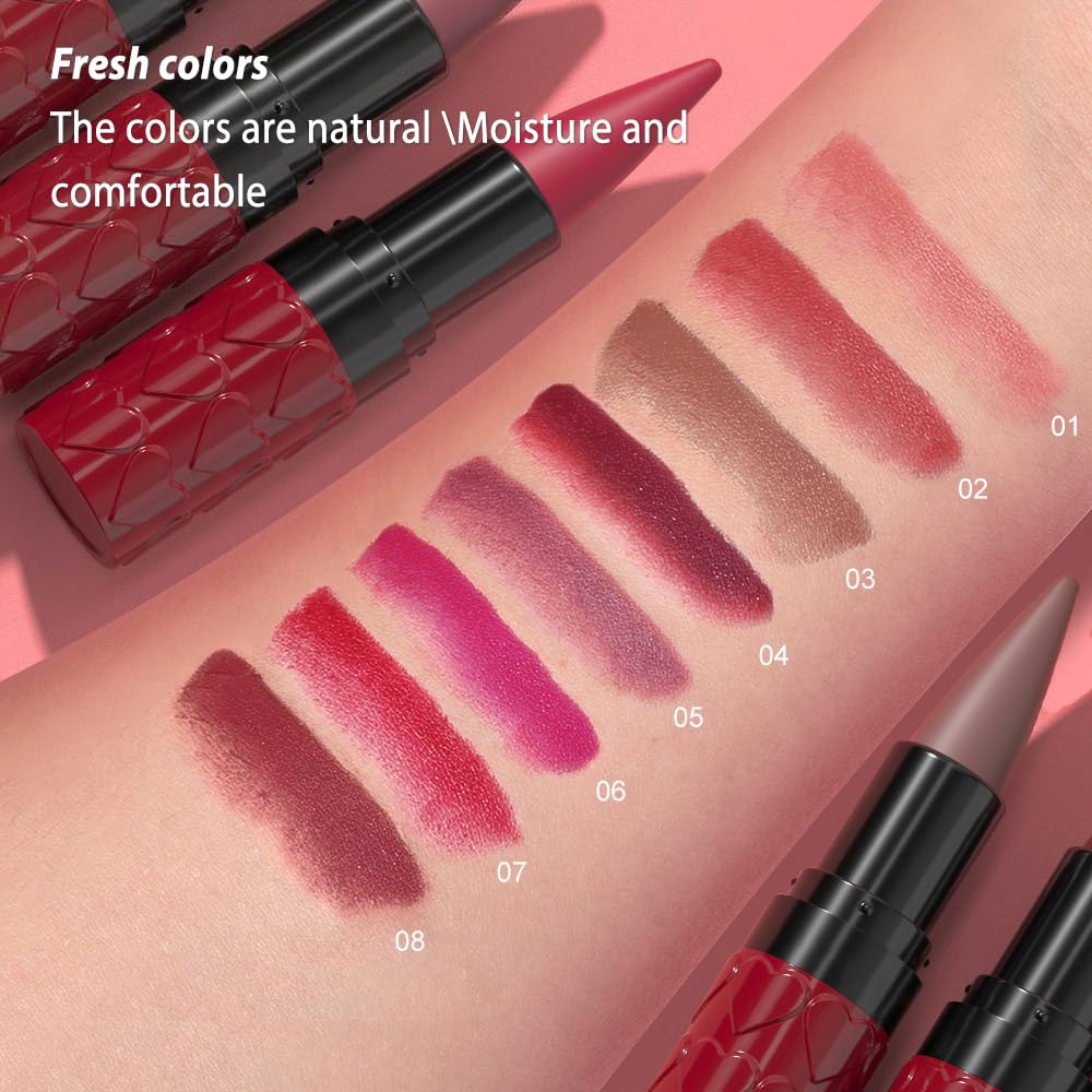 evpct Real Nude Lip Liner gama de 13 tonos nude para combinar con looks