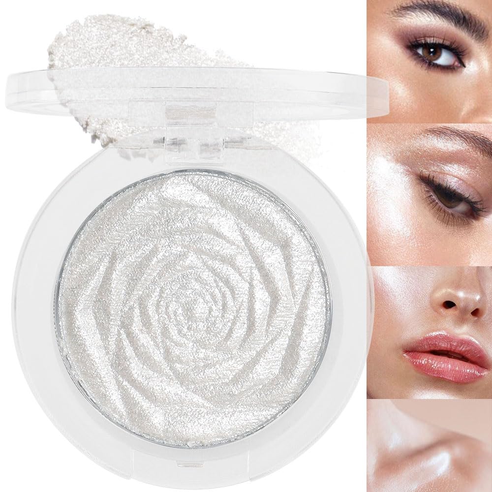 evpct resaltador perlado para rostro, iluminación suave y piel radiante