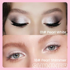 evpct sombra ojos crema brillo perla, efecto resplandor duradero
