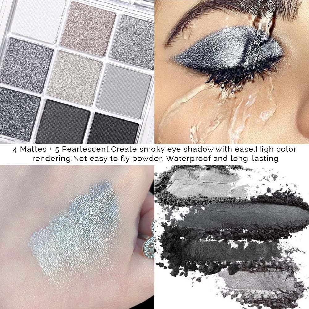 Sombras evpct de acabado mate, metalizado y brillante, fáciles de mezclar.