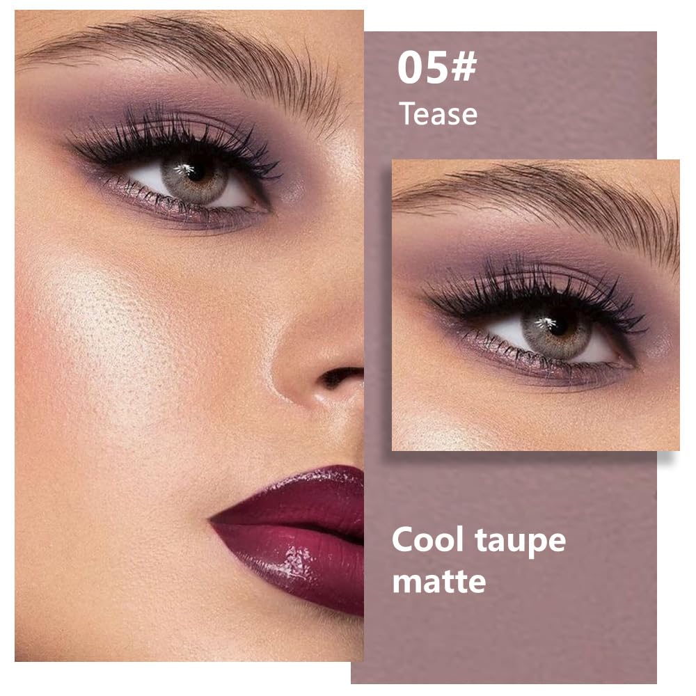 Las sombras cremosas evpct ofrecen acabado natural para ojos, fáciles de mezclar.