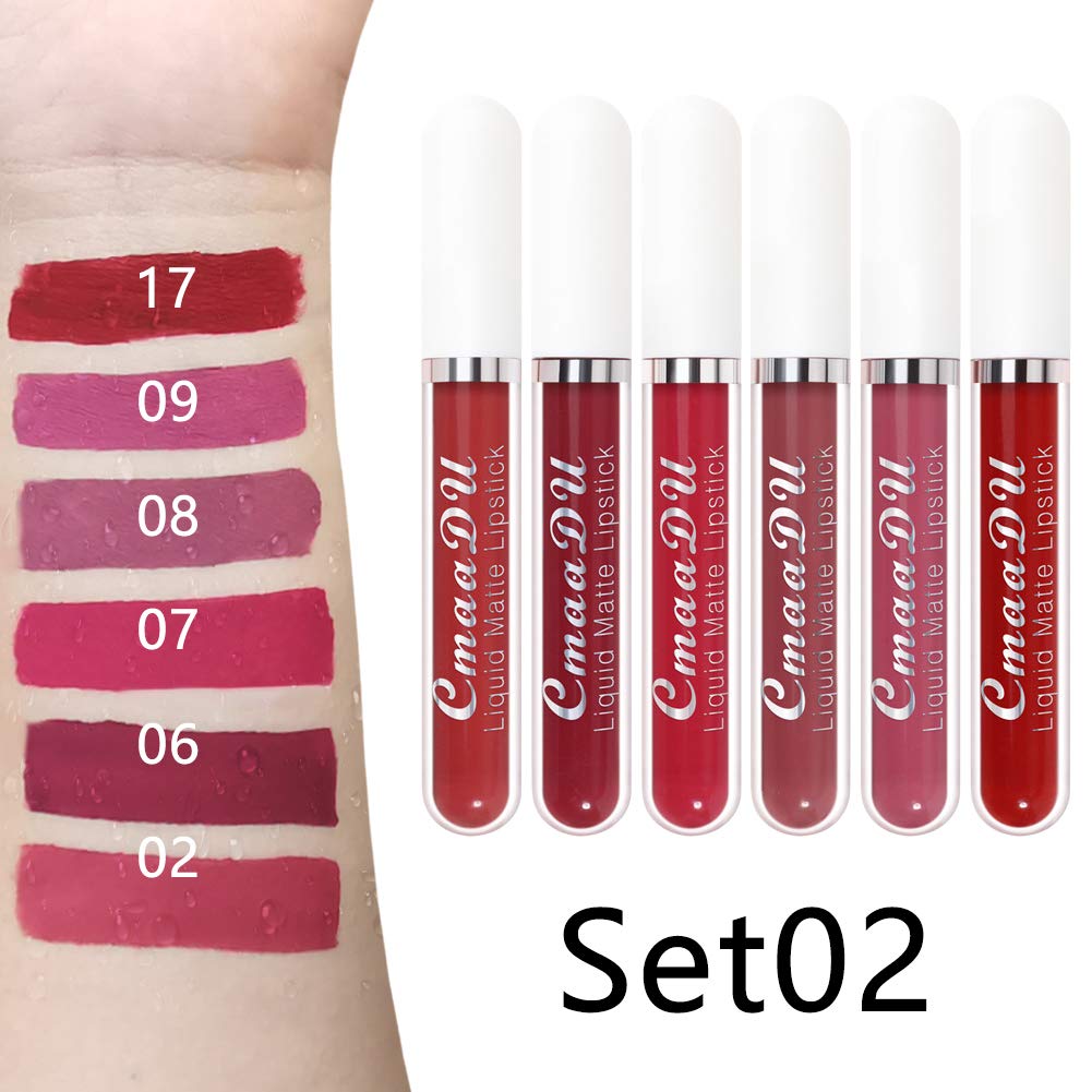 Evpct textura ligera de labial líquido mate: sensación cómoda y liviana.