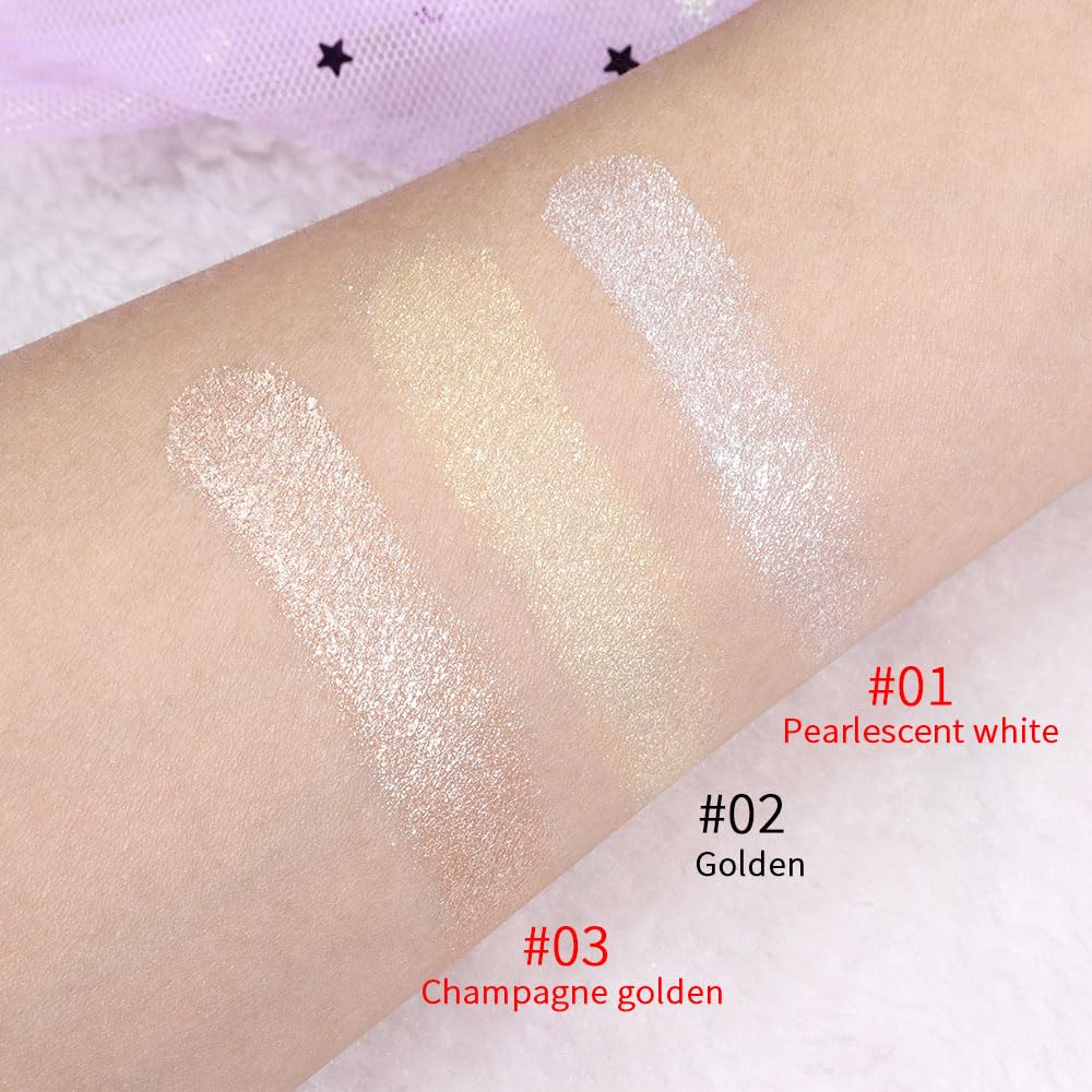 evpct textura de polvo glitter ofrece brillo suave para mejillas y cuerpo.