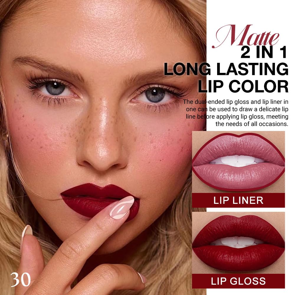 evpct tinta-labial oxblood oscuro mate: color intenso y acabado sedoso todo el día