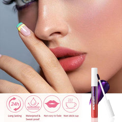 evpct tinte labial desprendible ofrece colores vibrantes para expresar estilo.