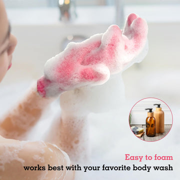 Guante Evridwear exfoliante para piel seca y cuidado de la piel.