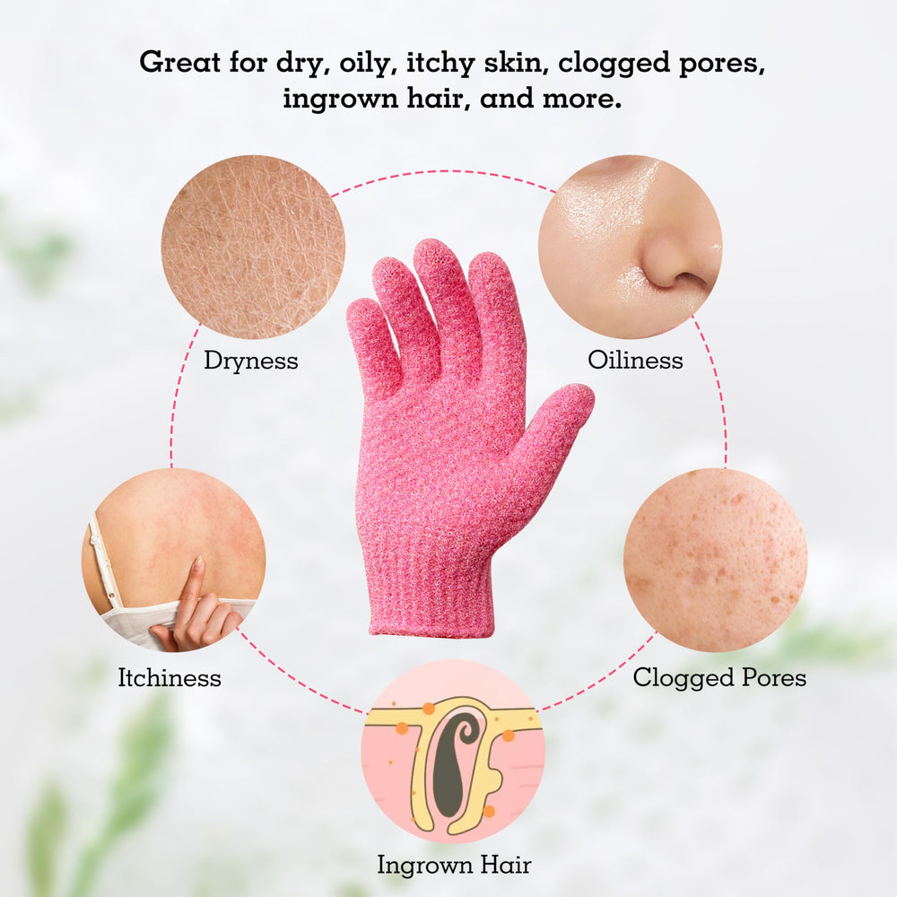 Guante Evridwear para pies, exfoliación efectiva en la ducha.