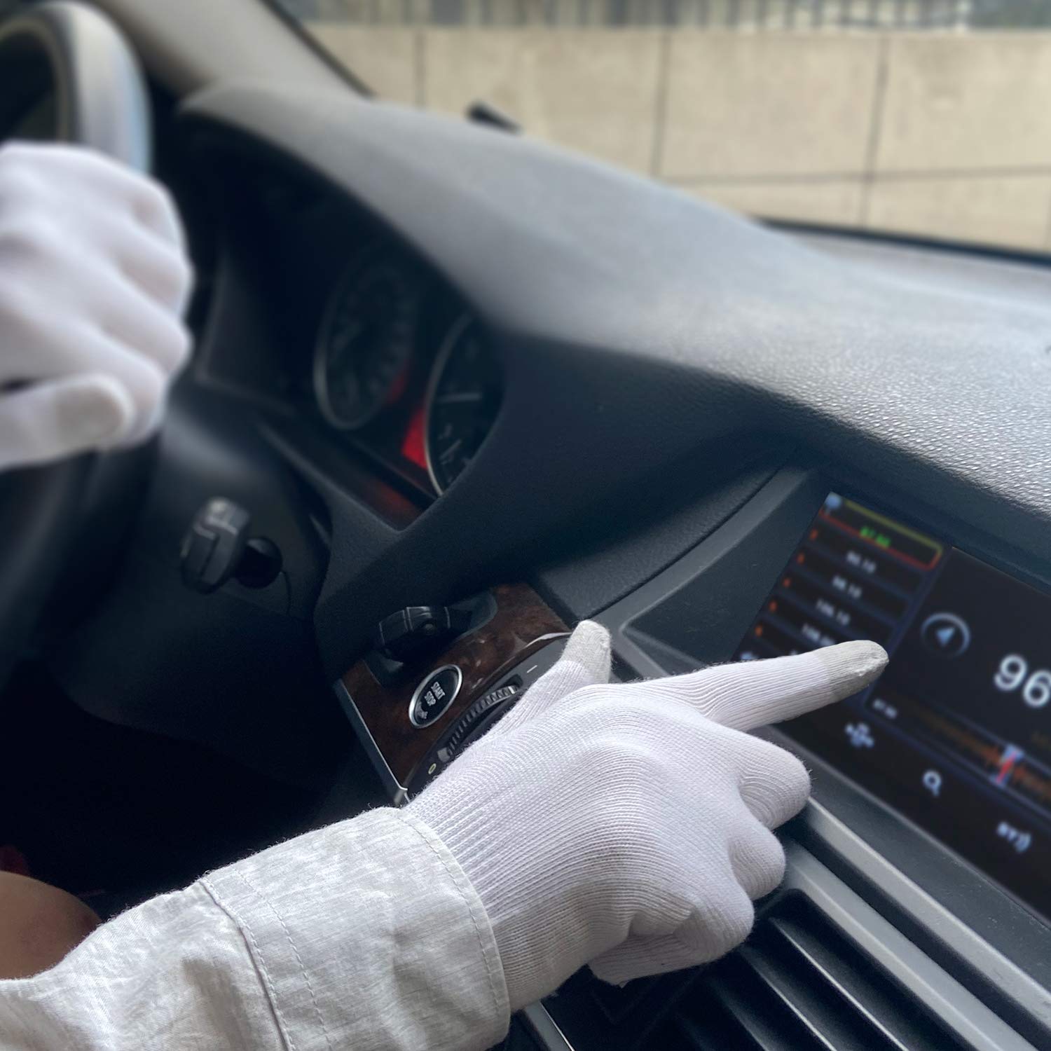 Guantes Evridwear de algodón para cuidado nocturno y absorción de crema