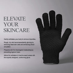 Evridwear guantes exfoliantes con lazo para colgar, secado fácil.