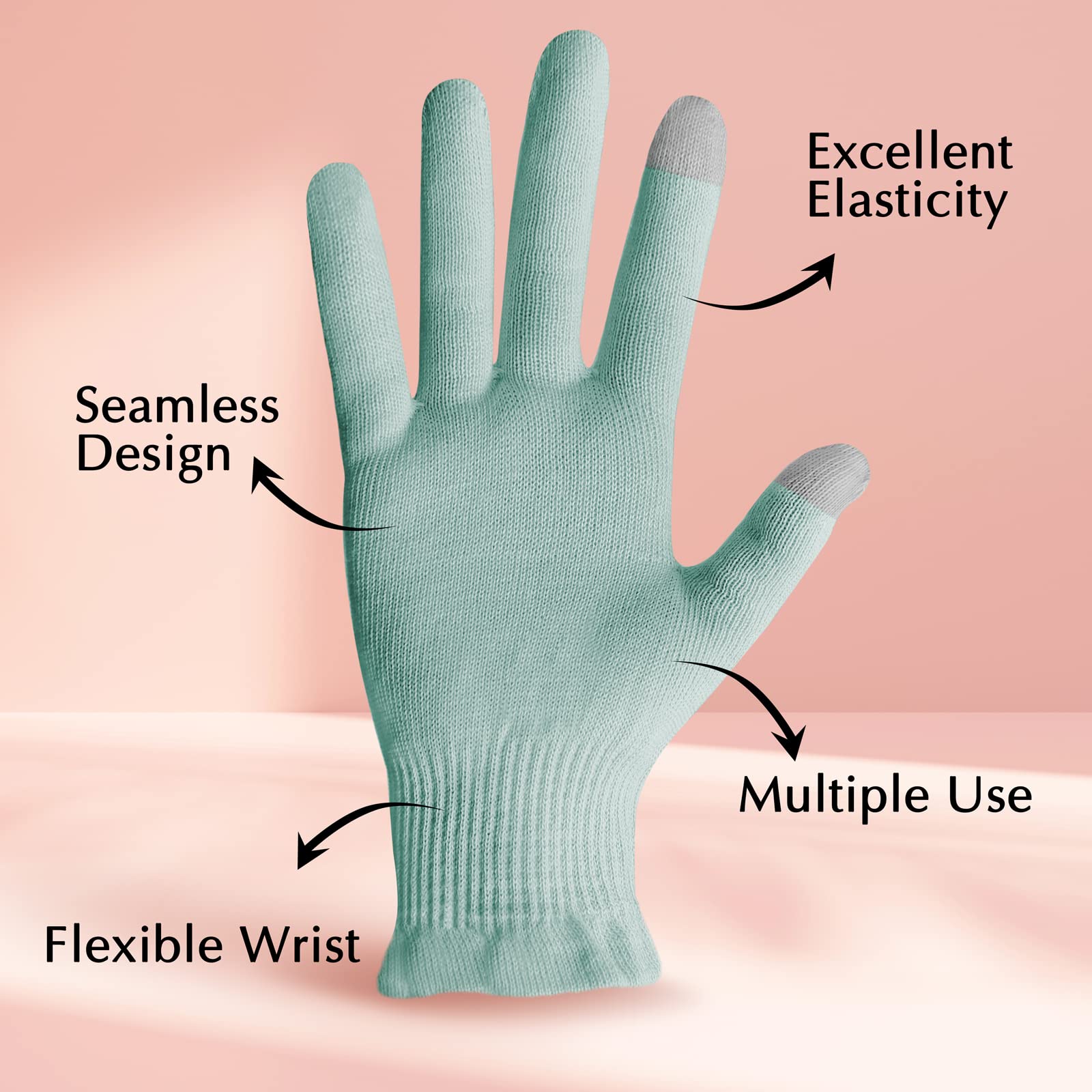 Guantes sin costuras de Evridwear, comodidad superior durante uso prolongado.